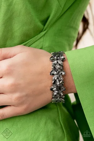 Paparazzi Bracelet ~ Glacial Gleam - Silver