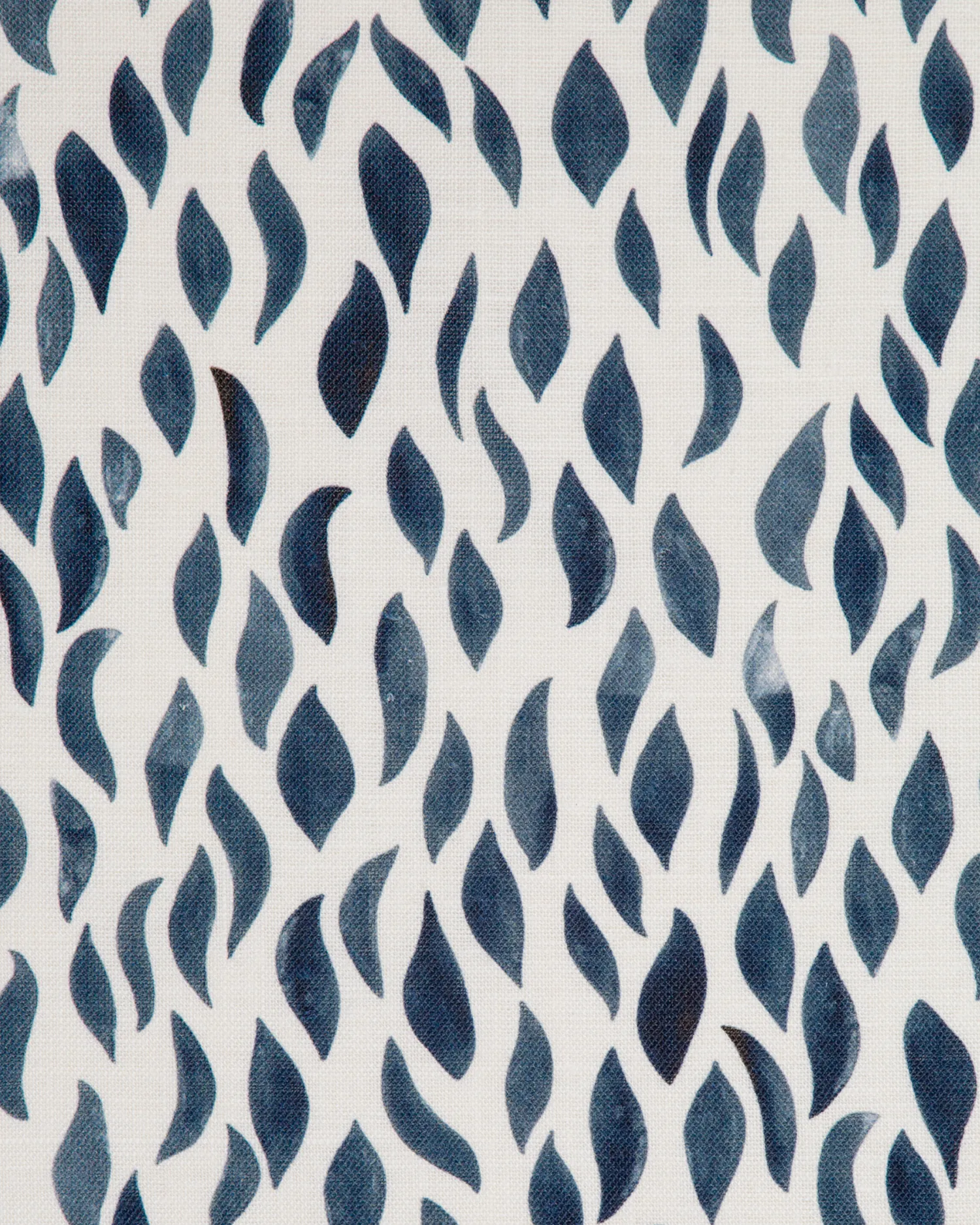 Petals Fabric in Navy