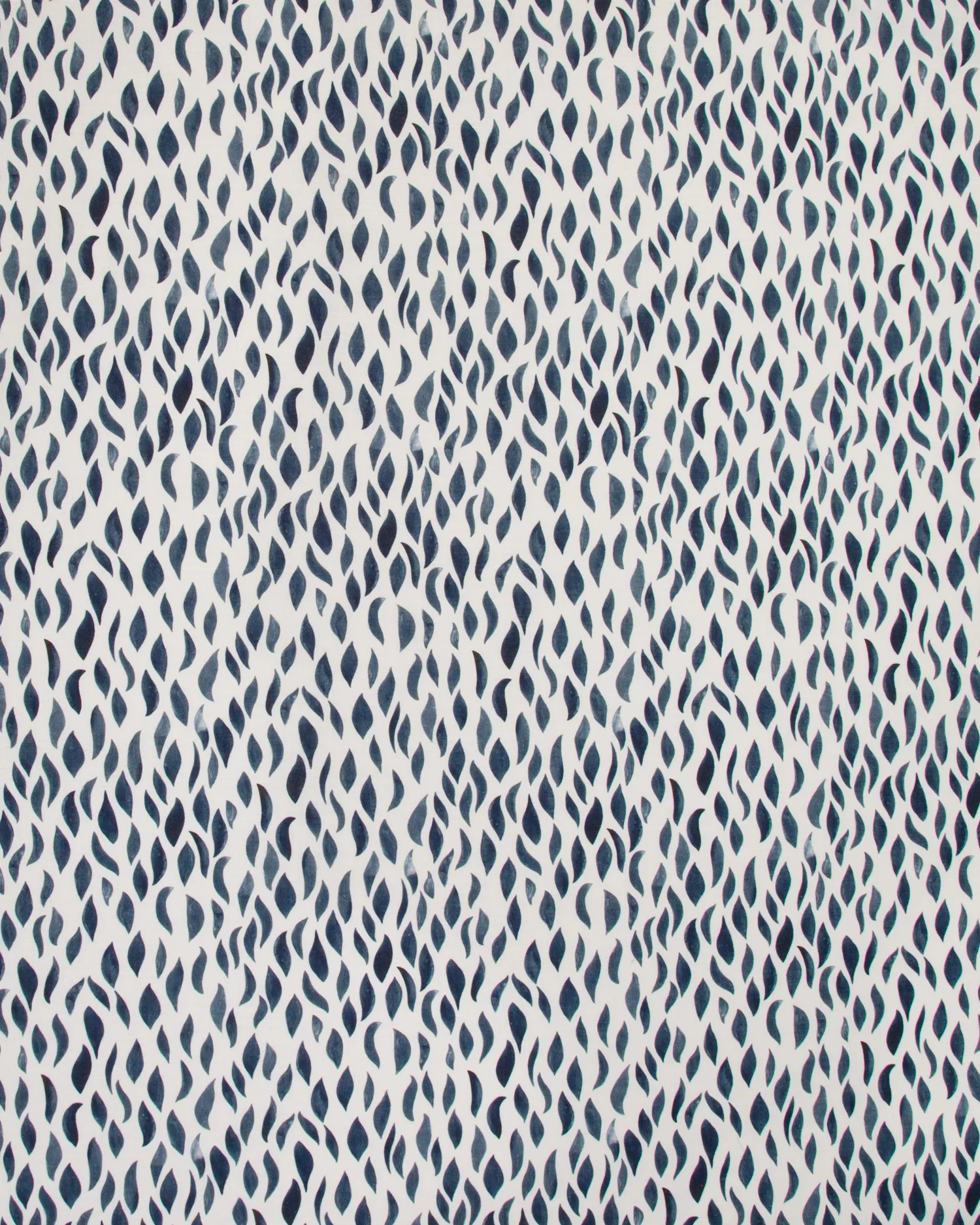 Petals Fabric in Navy