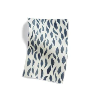 Petals Fabric in Navy