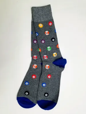Pool Billiards Crew Socks