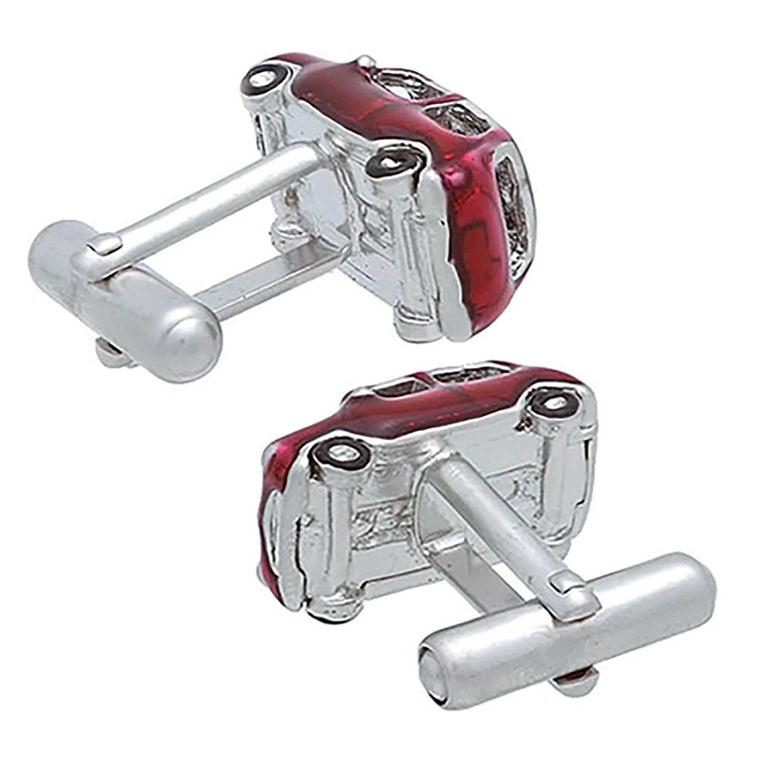 Red Mini Cooper Cufflinks