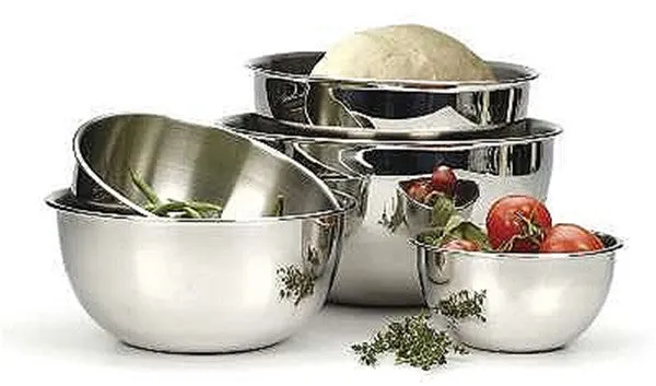 R.S.V.P. 6 Qt. Stainless Steel Mixing Bowl