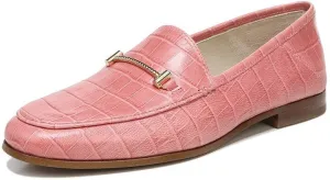 Sam Edelman Lior Cherry Blossom Almond Toe Slip On Stacked Heel Fashion Loafers