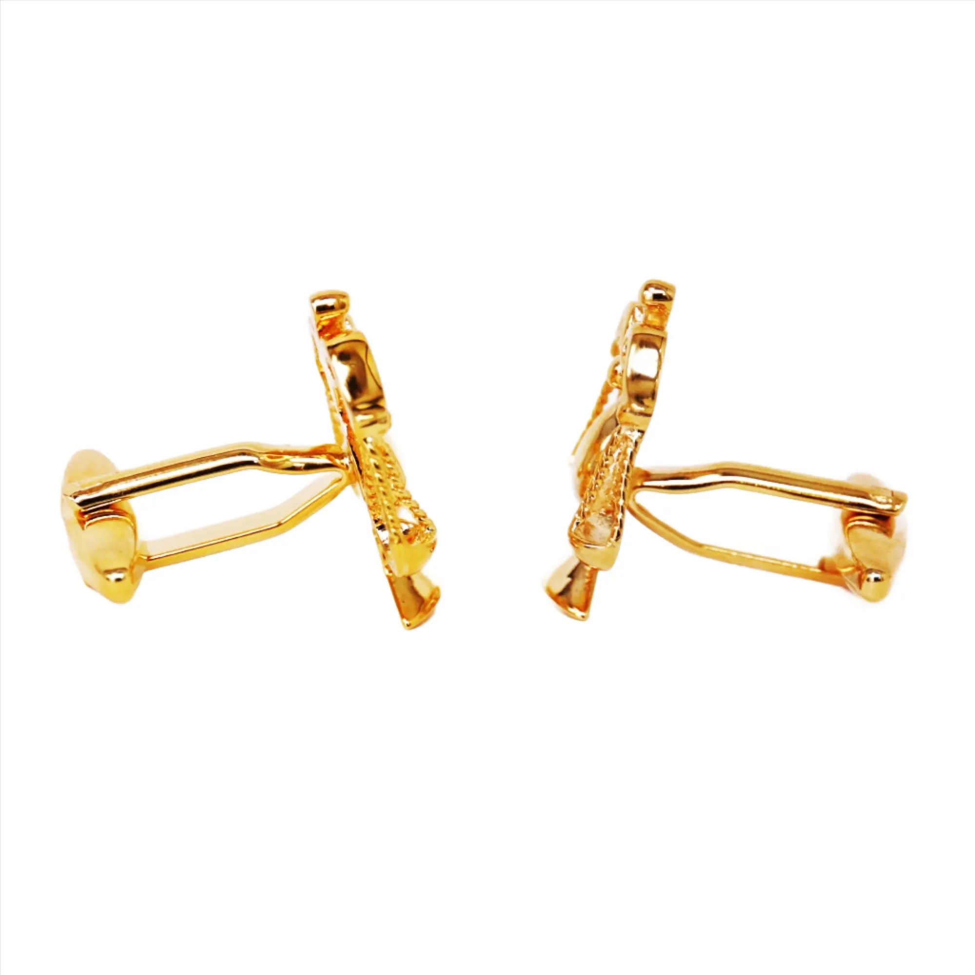 Scales of Justice Cufflinks Lawyer Judge Gold Cuff Links