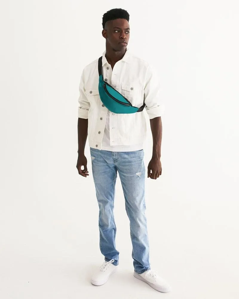 Shaded Blue-Green Belt Bag | C100M0Y38K30