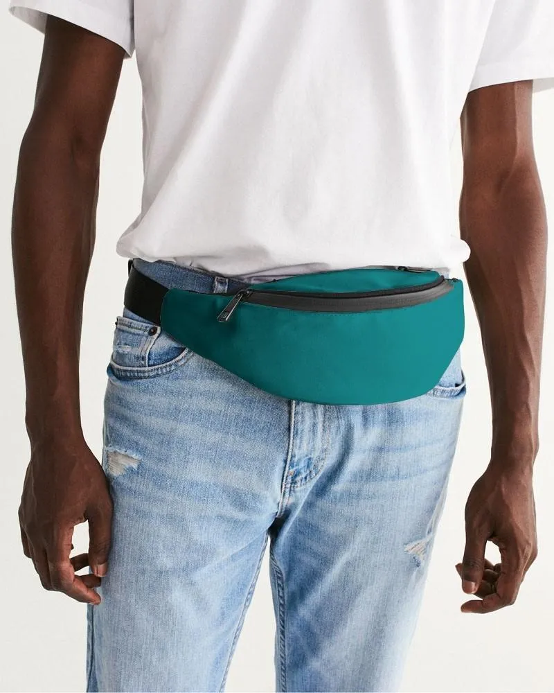 Shaded Blue-Green Belt Bag | C100M0Y38K30