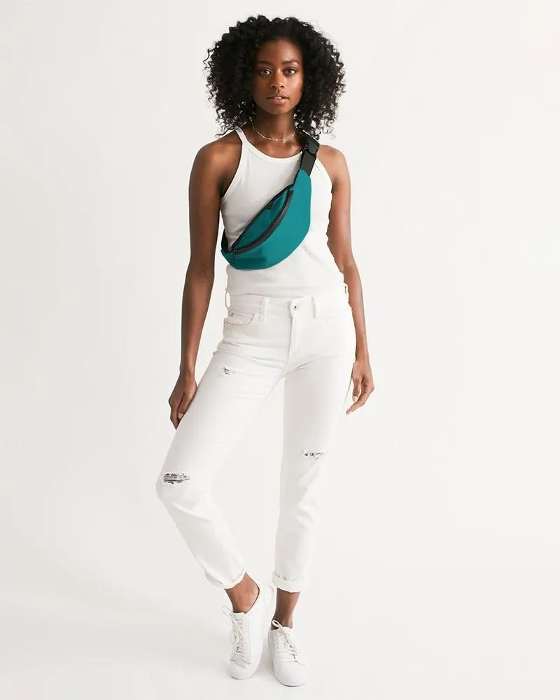 Shaded Blue-Green Belt Bag | C100M0Y38K30