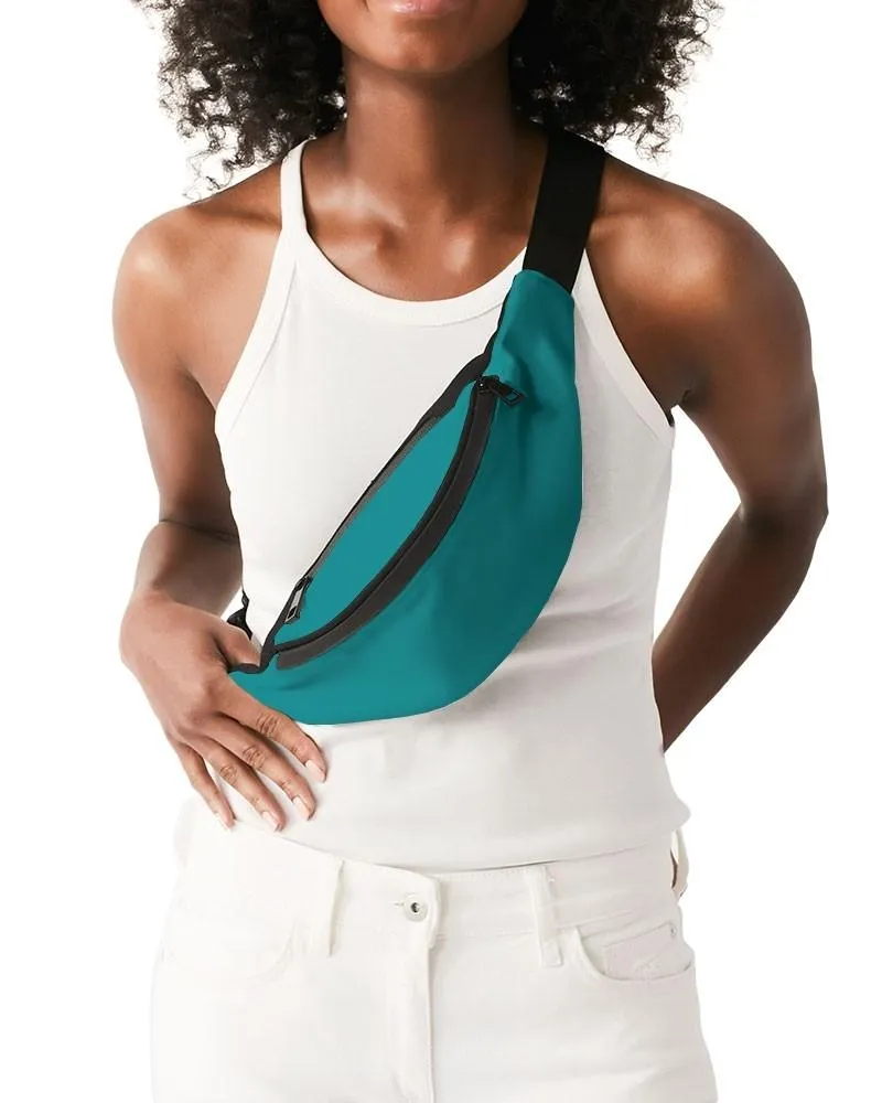 Shaded Blue-Green Belt Bag | C100M0Y38K30