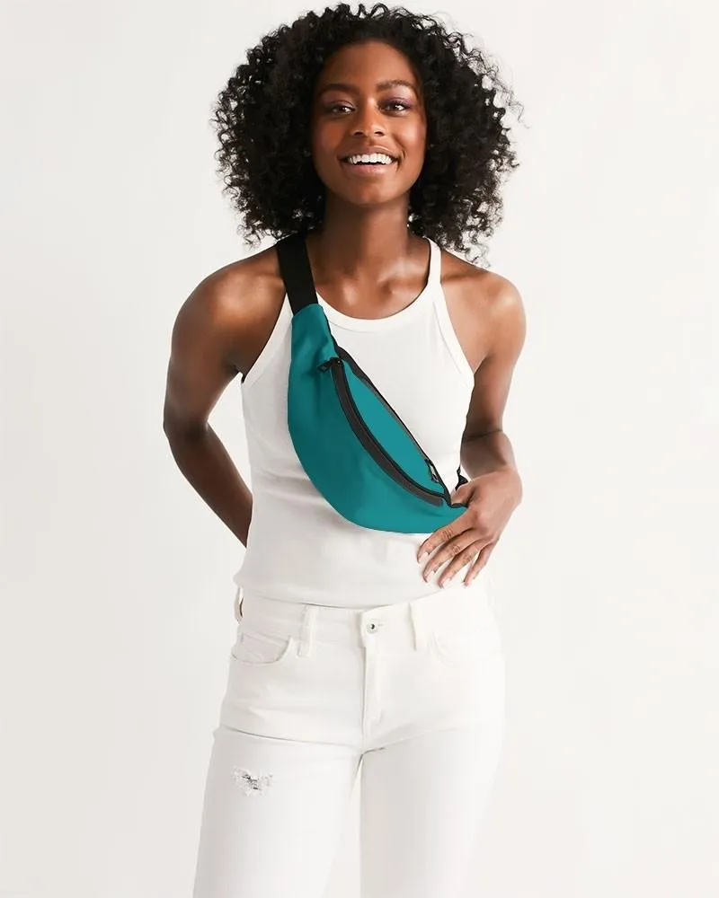 Shaded Blue-Green Belt Bag | C100M0Y38K30