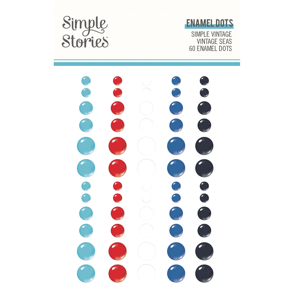 Simple Vintage Vintage Seas - Enamel Dots
