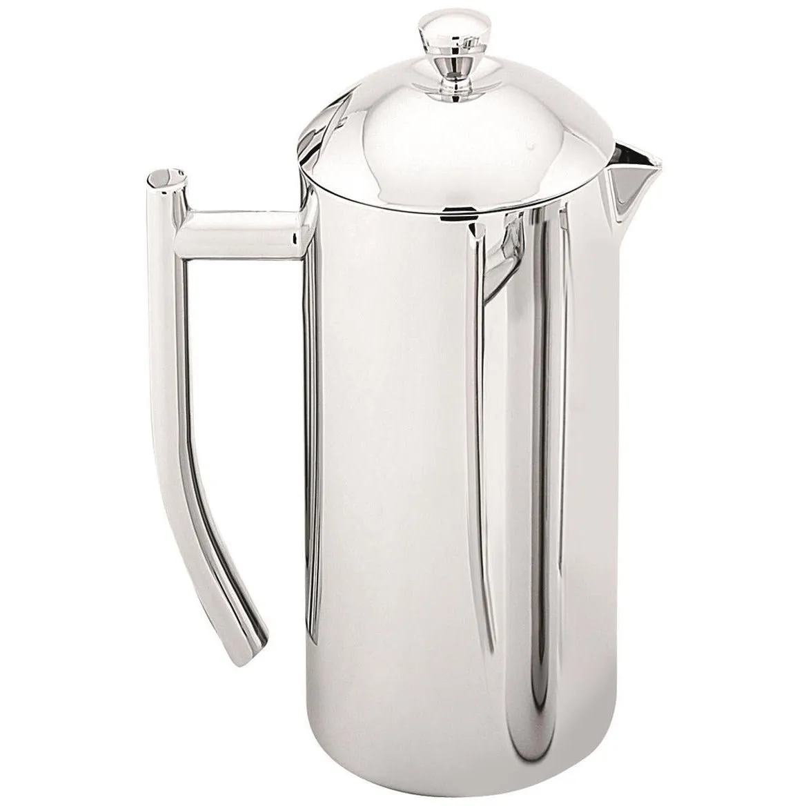 Sleek Twin Wall Coffee Plunger - 800ml Stainless Steel