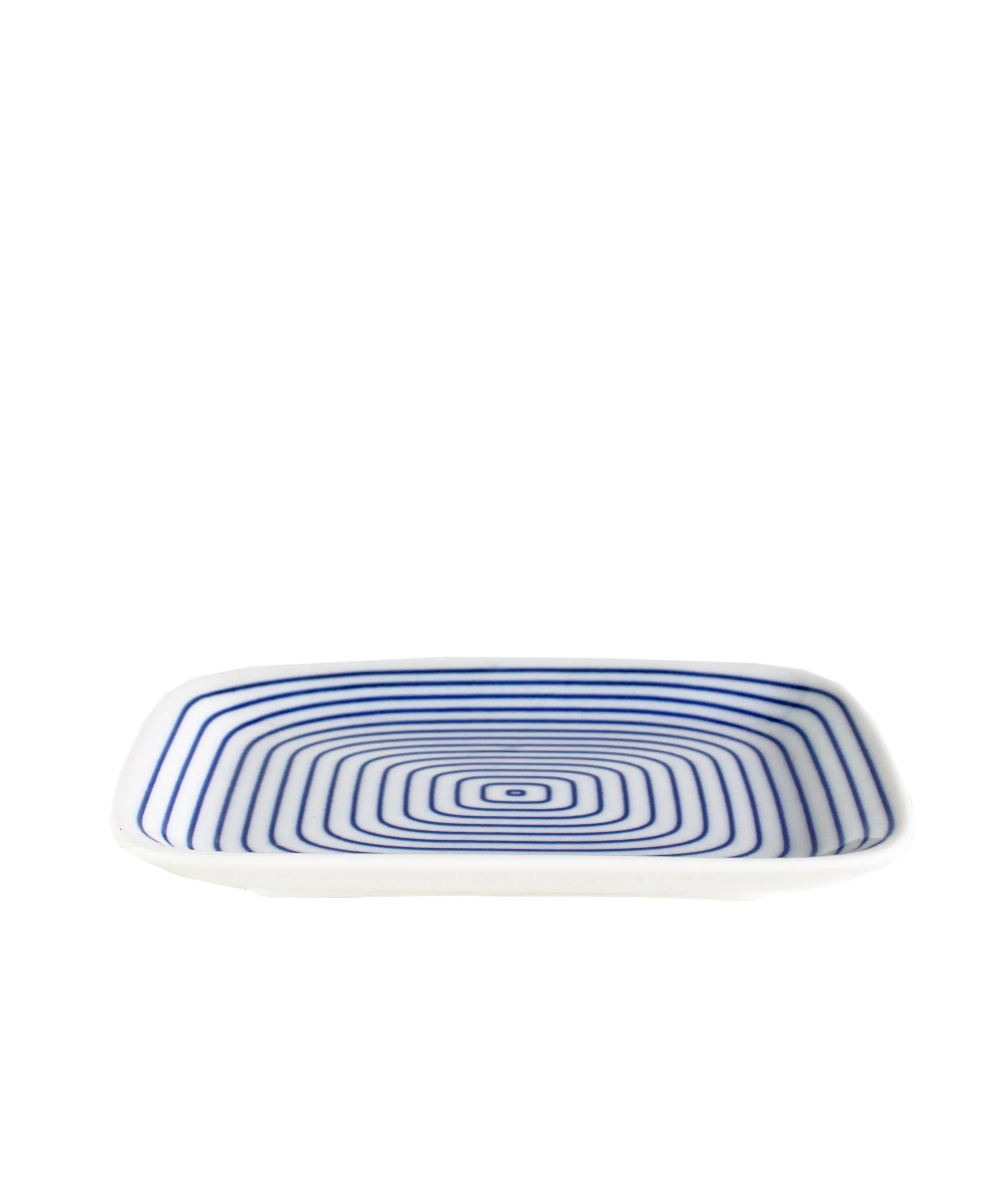Small Porcelain Dish, Infinity Blue