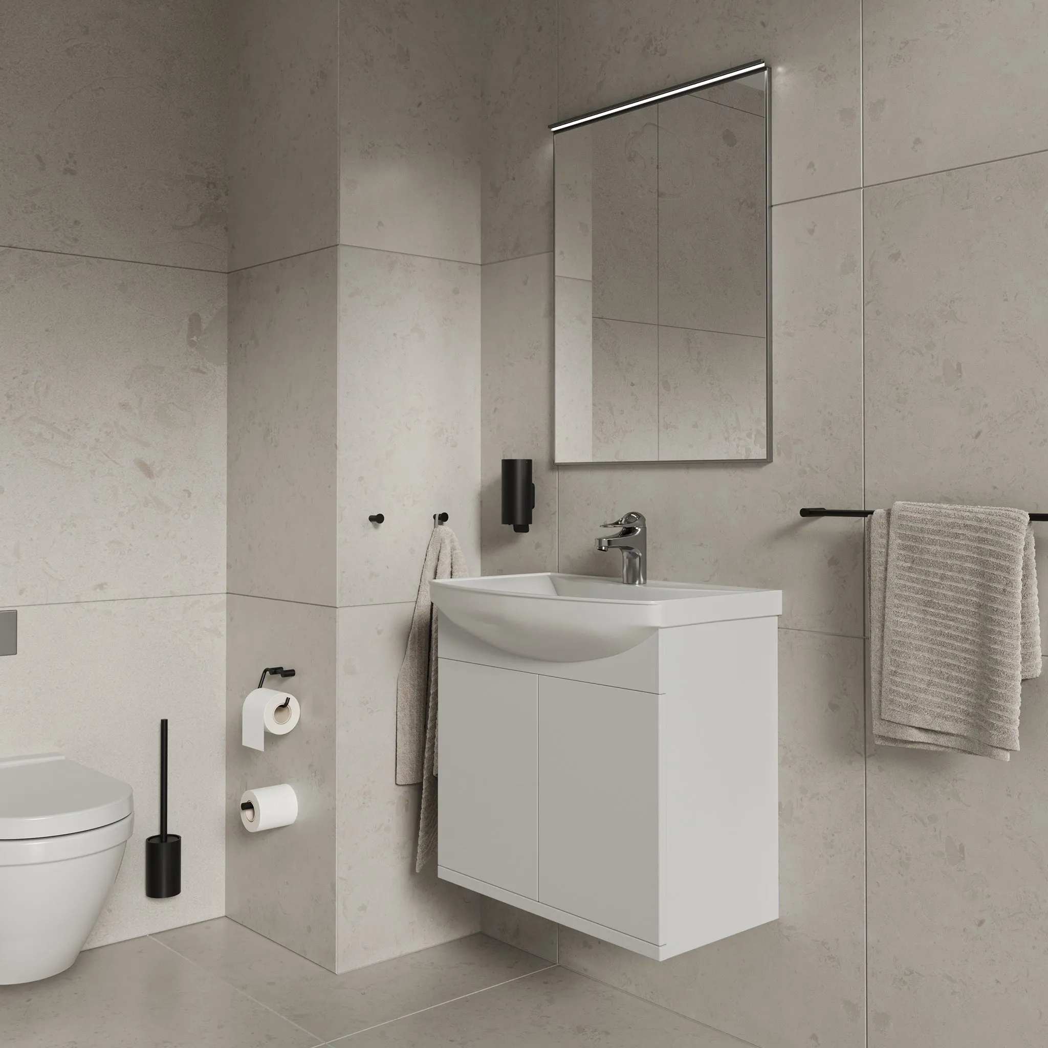 Spare Toilet Roll Holder | Stay | 12cm