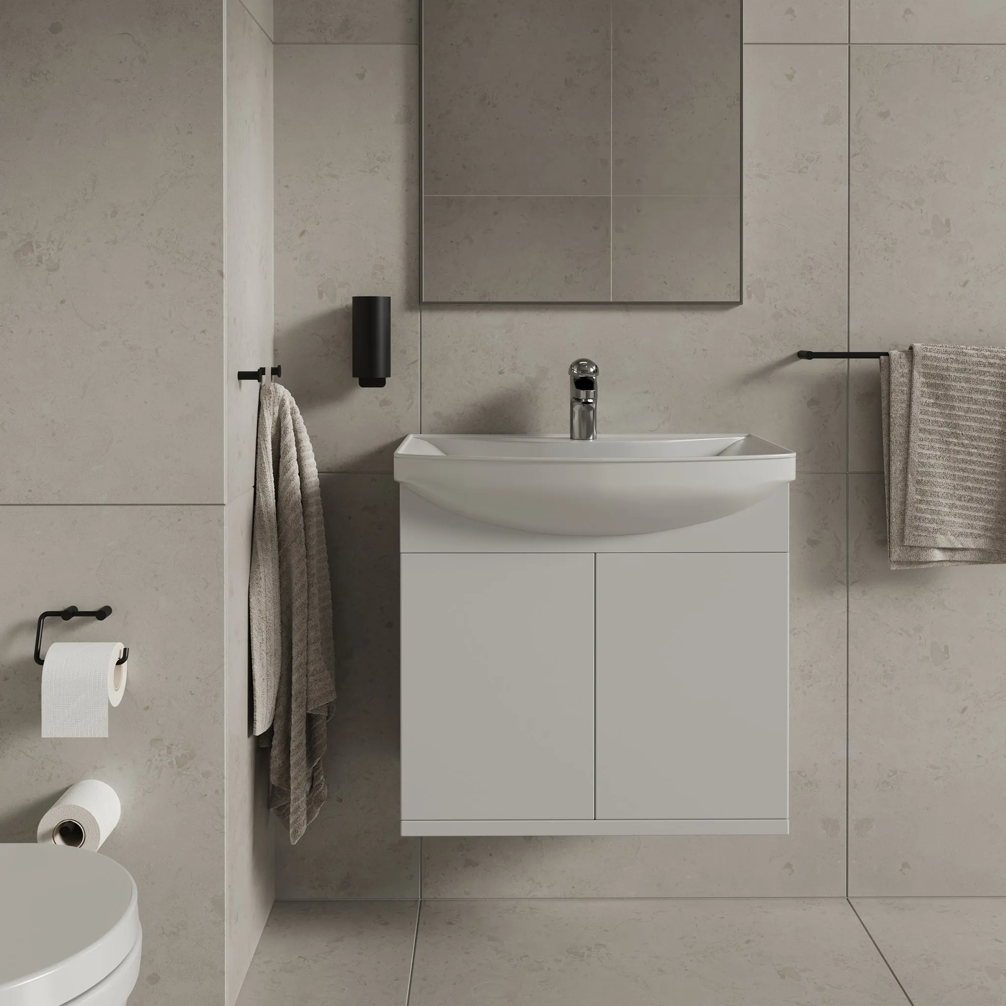 Spare Toilet Roll Holder | Stay | 12cm