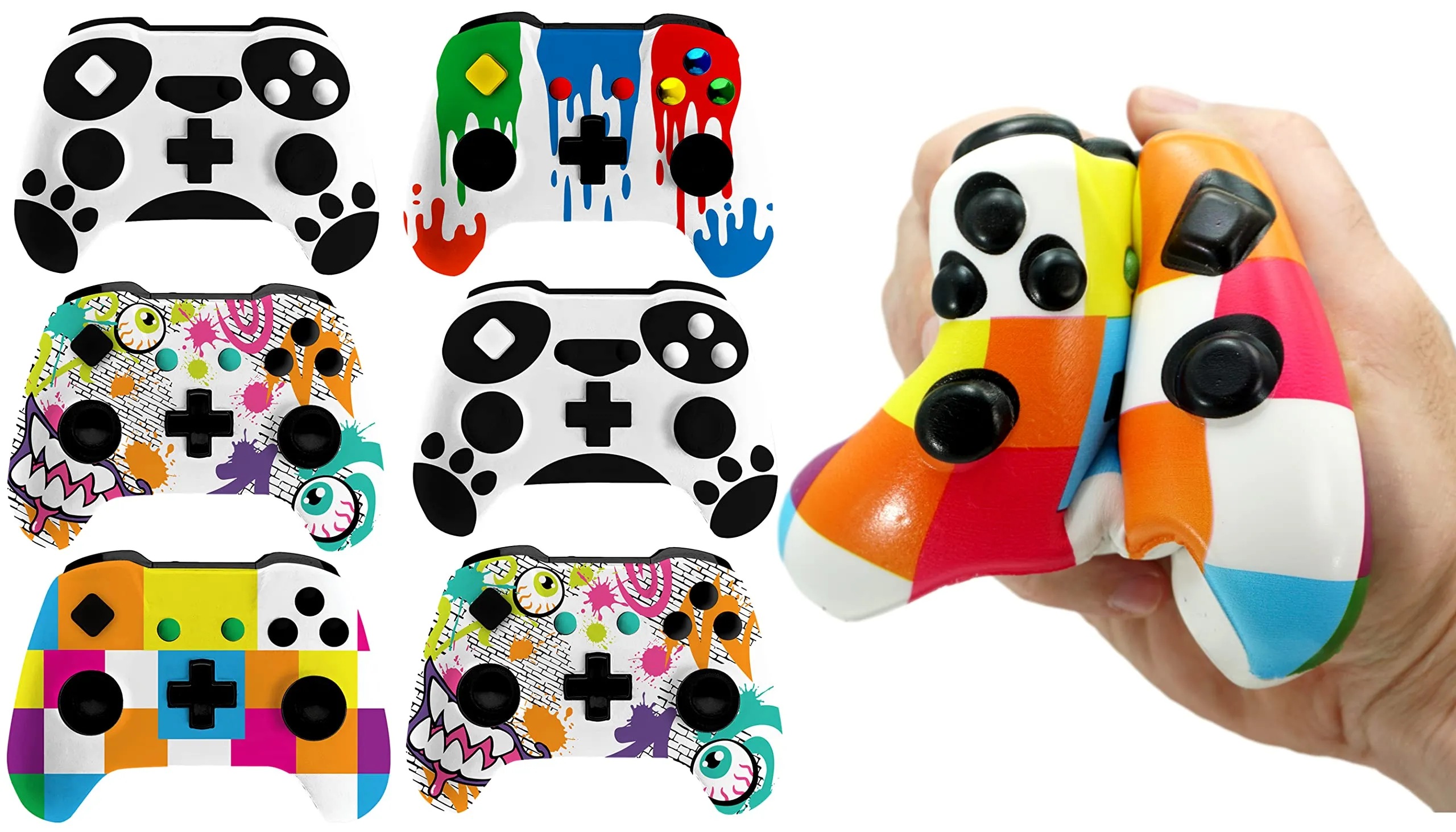Squish Command Game Controller Assorted Styles
