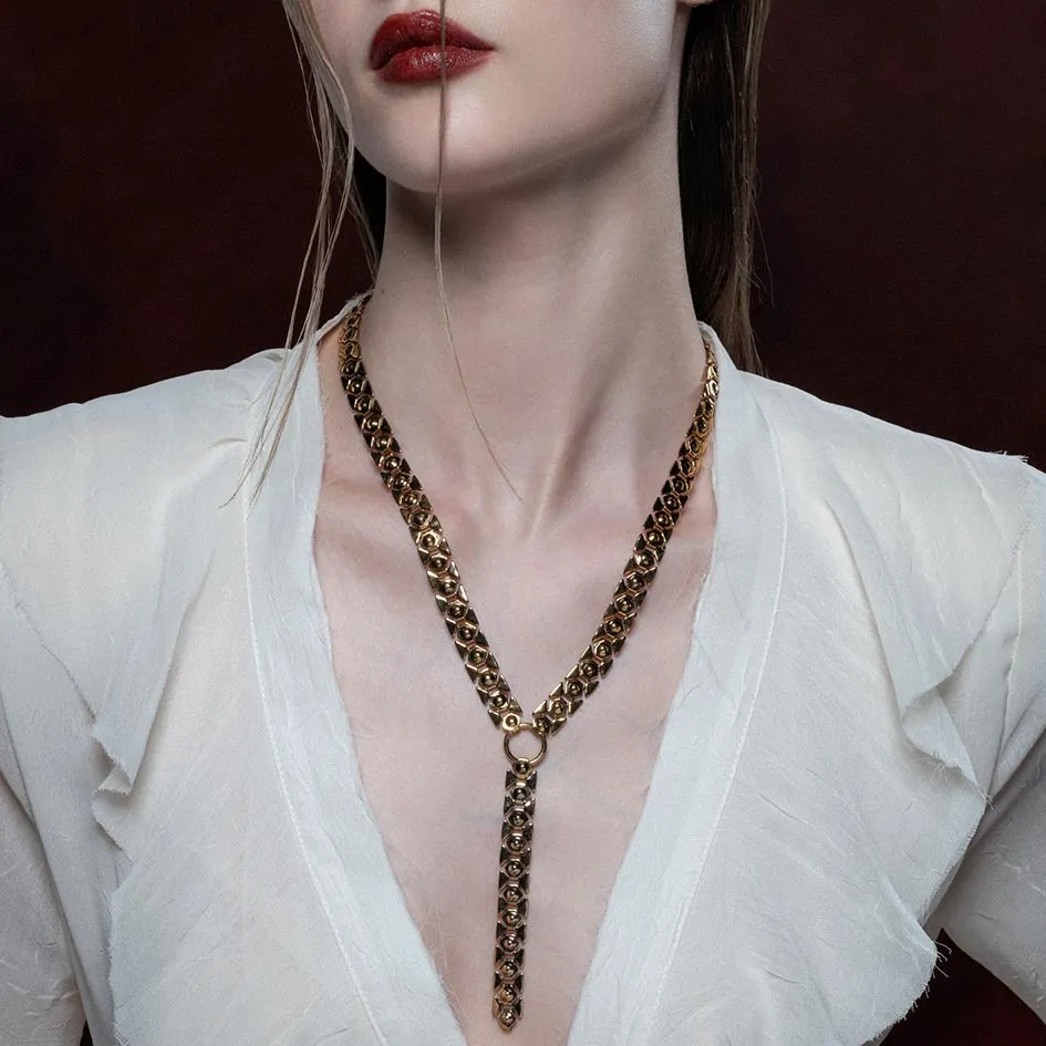 STAKE. Lariat Chain - Gold