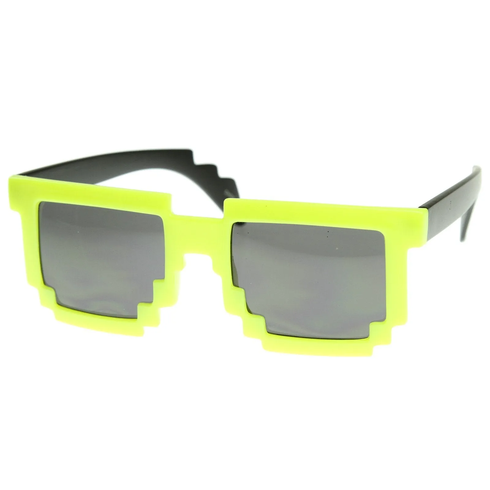 Super Fun Retro Pixelate 8-Bit Geek Sunglasses 8539