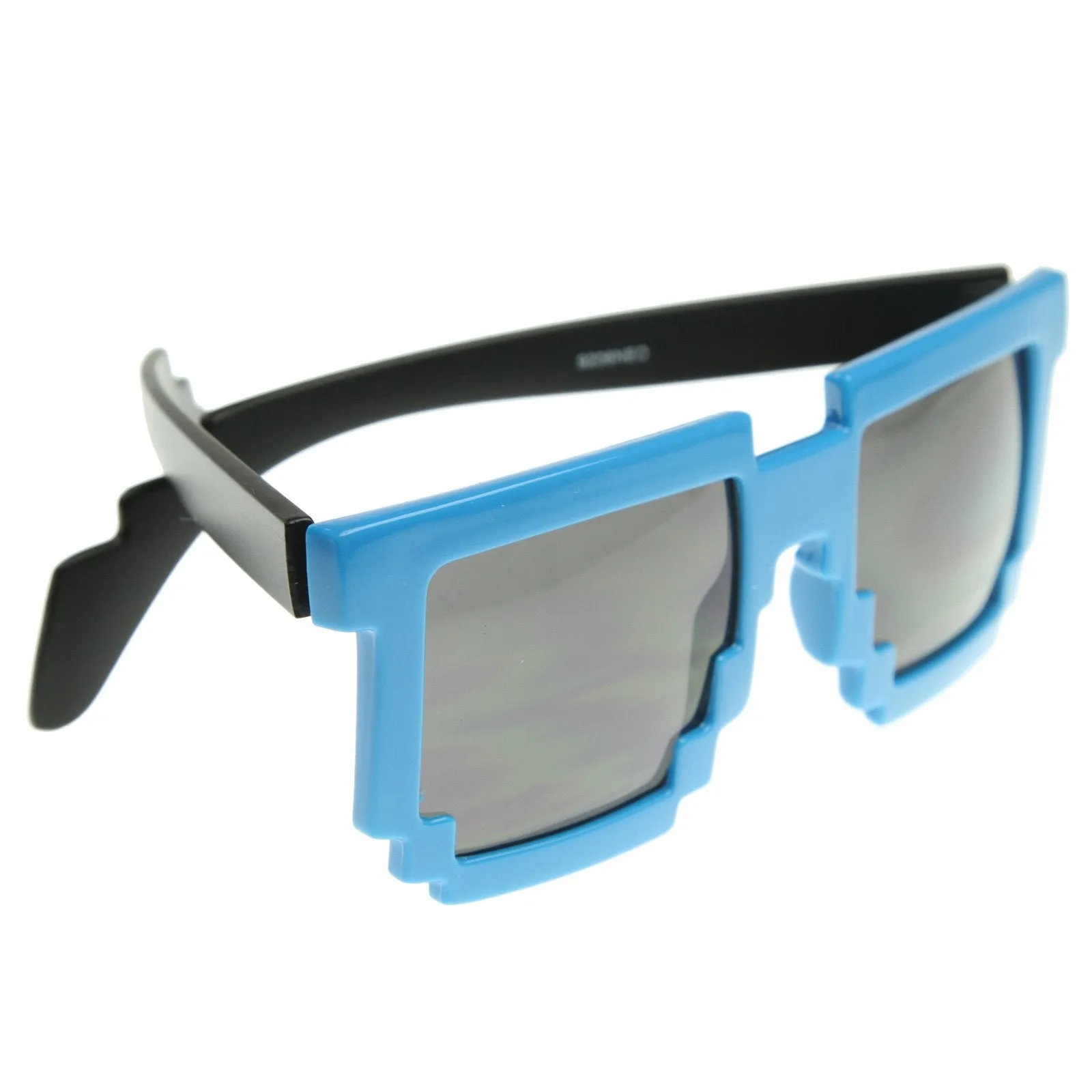 Super Fun Retro Pixelate 8-Bit Geek Sunglasses 8539
