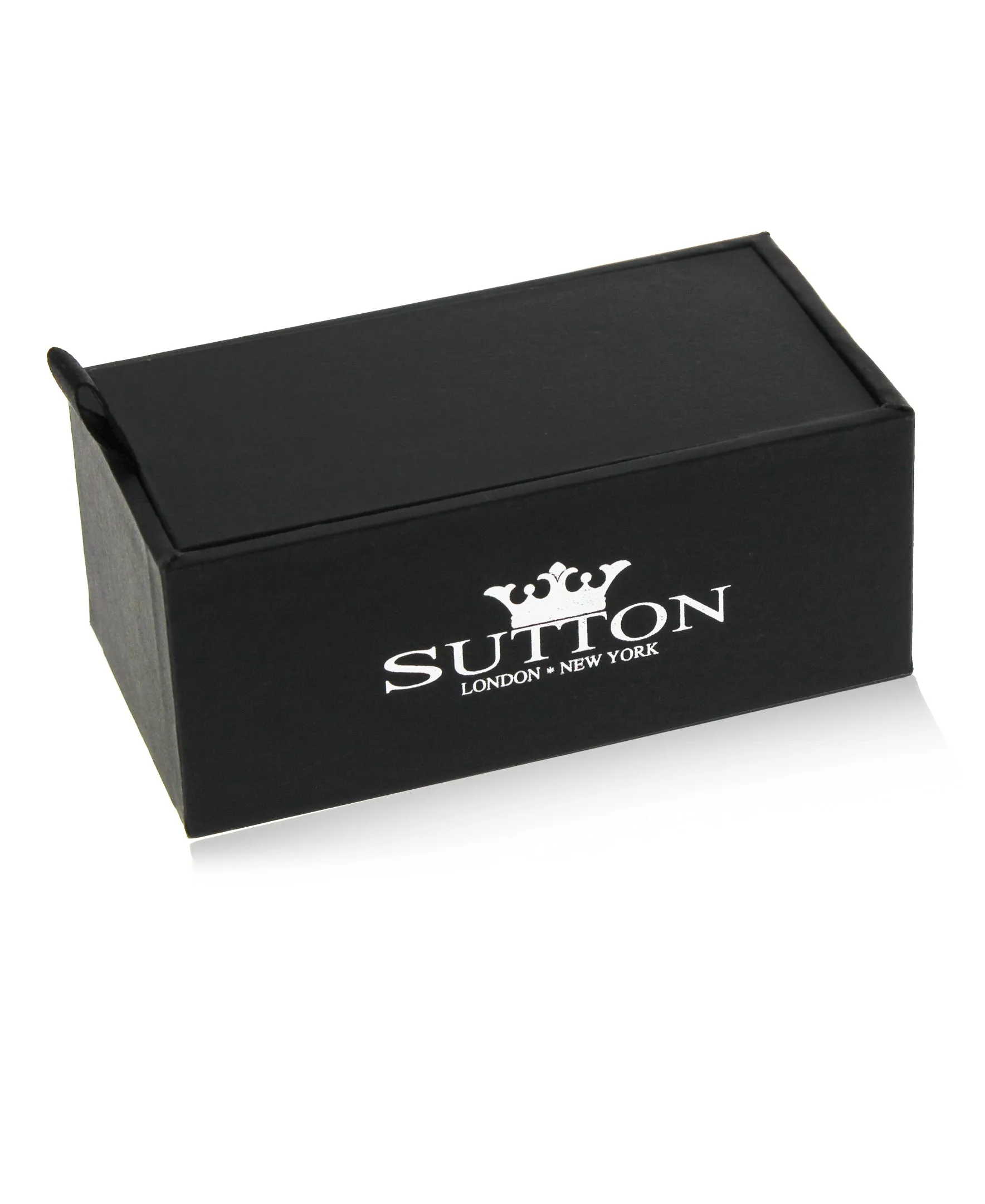 Sutton Sterling Silver Stone Cufflinks