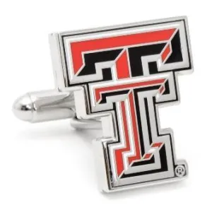 Texas Tech University Red Raiders  Enamel  Cufflinks