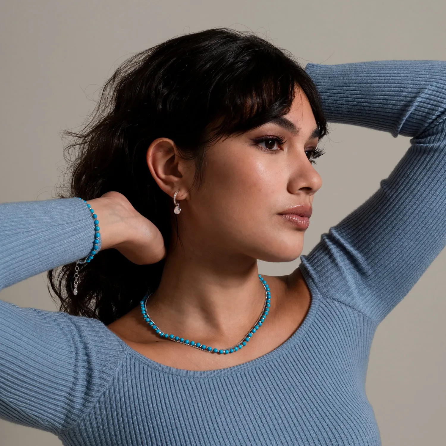 Turquoise Blue Orissa Necklace