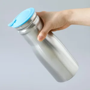 UMAI Water Jug with Lid | 1600ml | Stainless Steel Jug, Pitcher | Airtight | BPA Free | Serve Water | Beverages | Iced Tea | Juices | Cocktail | Milk | Chaas | Shakes (1300ml)