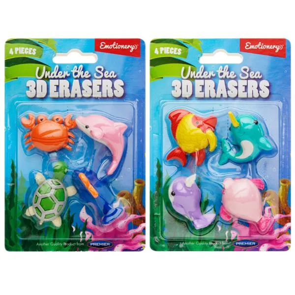 Under The Sea Novelty Erasers - Various Styles