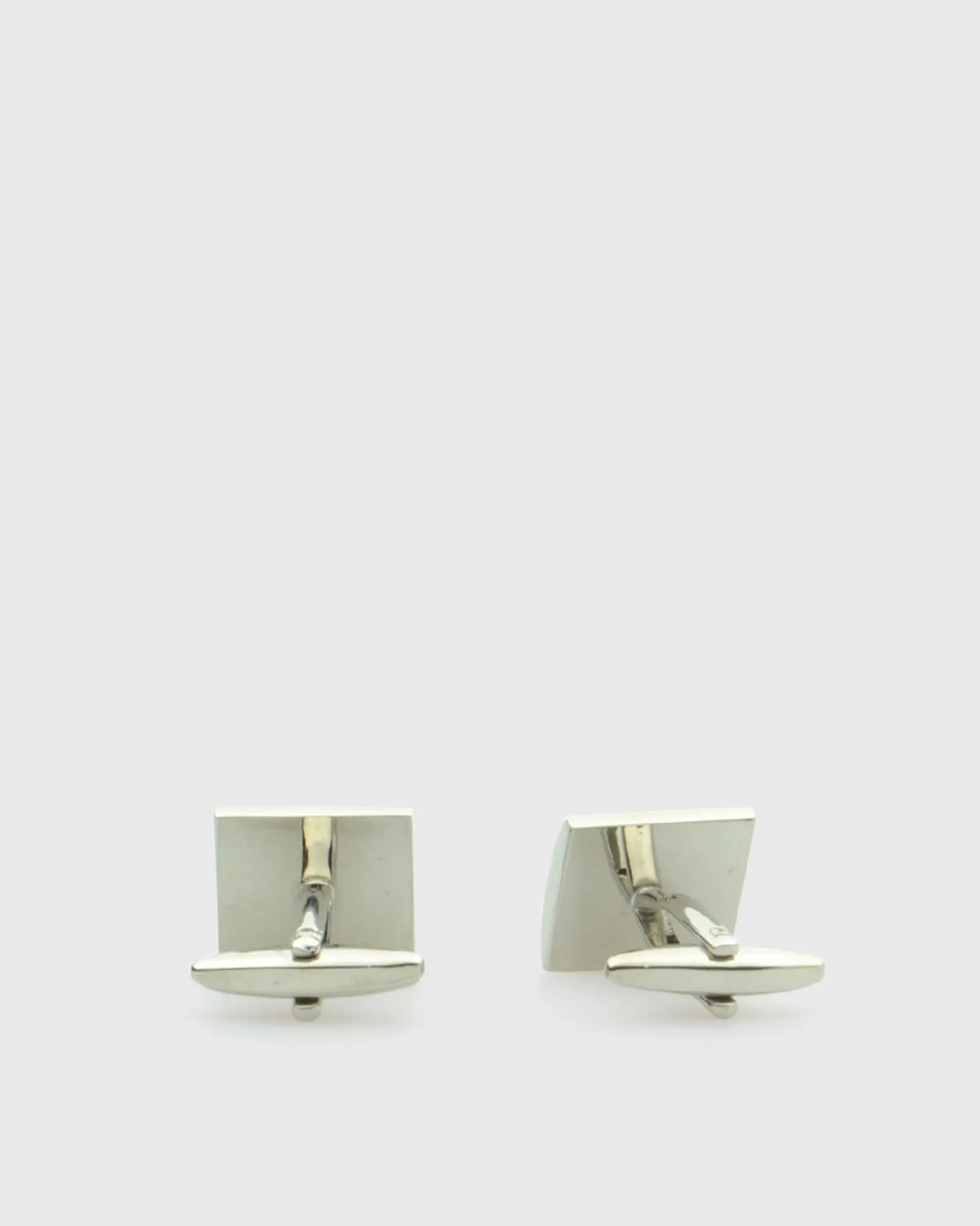 VINCENT & FRANKS VF22591GR CHECK CAT EYE CUFFLINKS