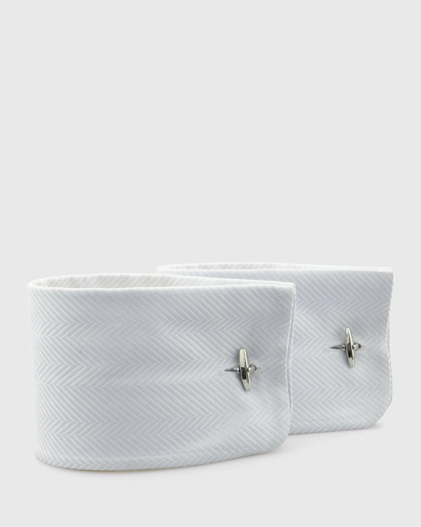 VINCENT & FRANKS VF22591GR CHECK CAT EYE CUFFLINKS