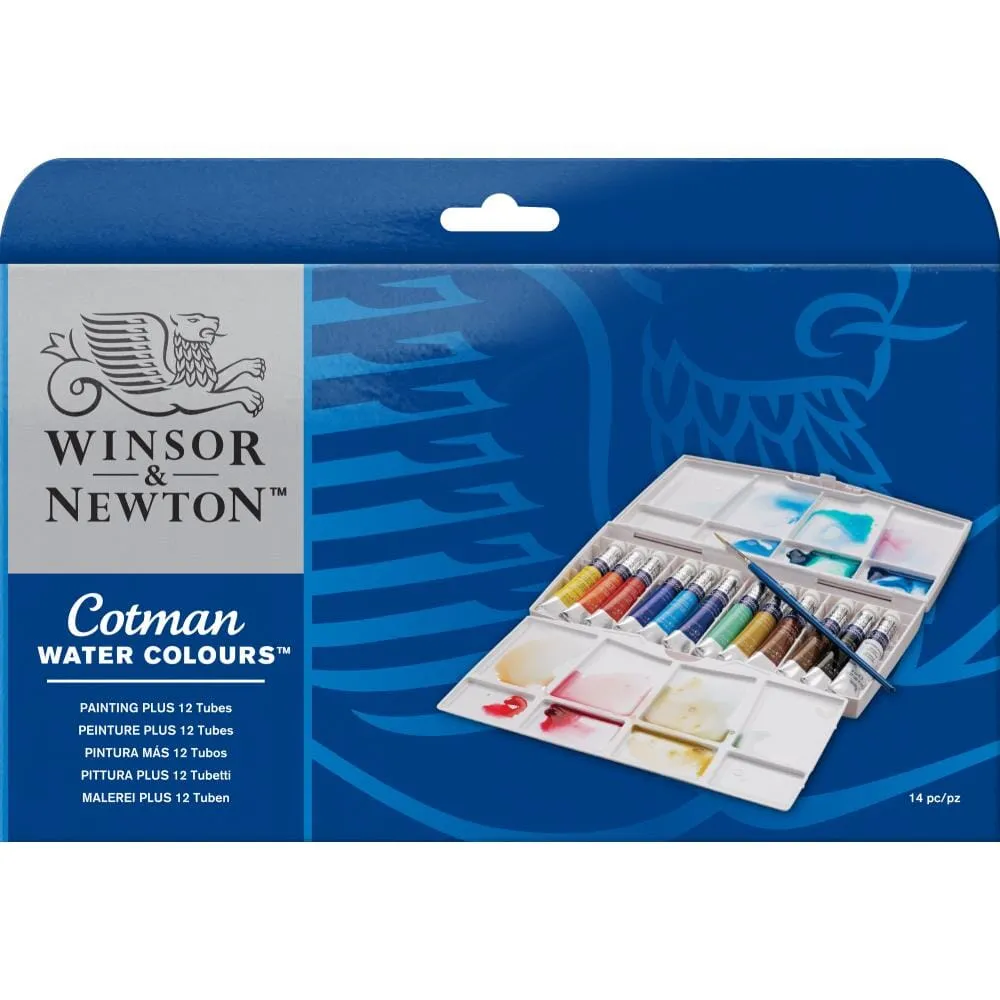 Winsor & Newton Cotman Watercolour Paint - Painting Plus Set