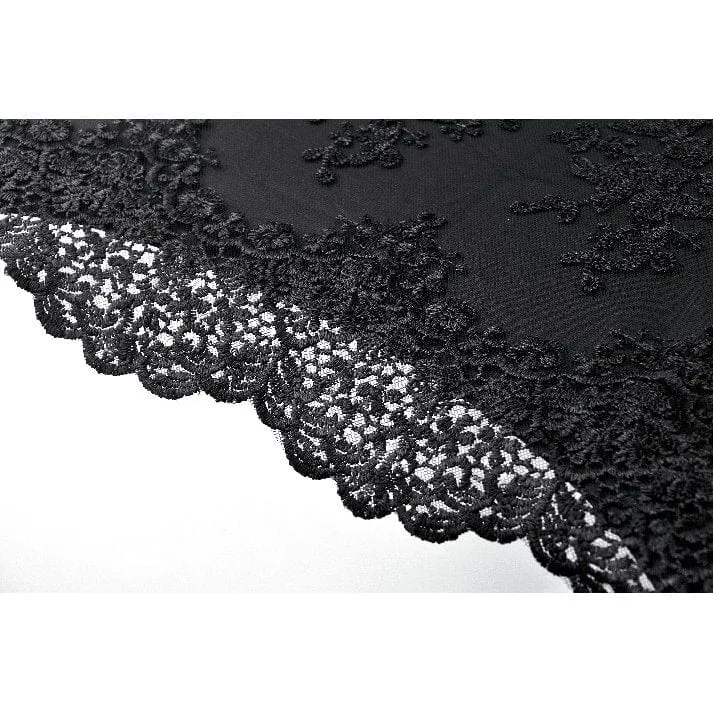 Women's Gothic Floral Embroidered Umbrella