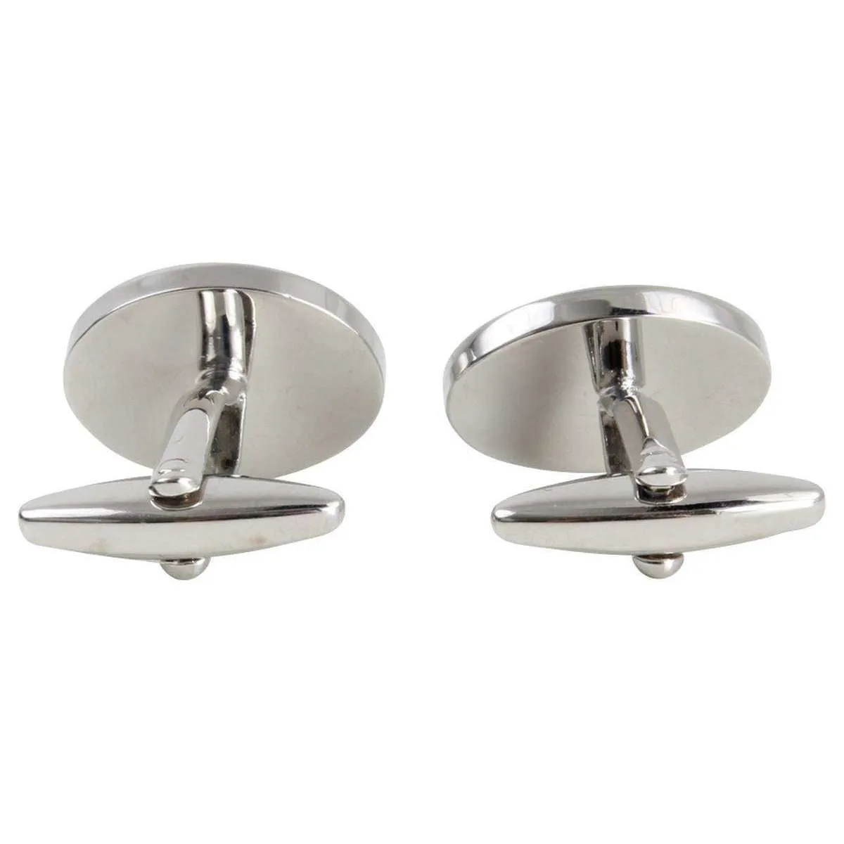 Zennor Sheep Illustration Cufflinks - White/Silver
